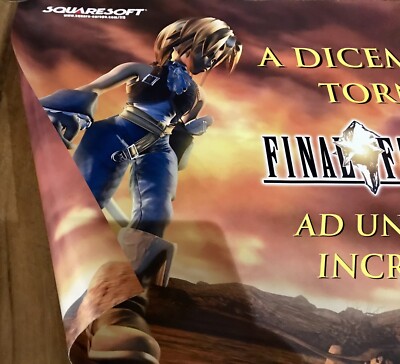 Final Fantasy IX 9 Sony PlayStation 1 PS1 Promo Store Official