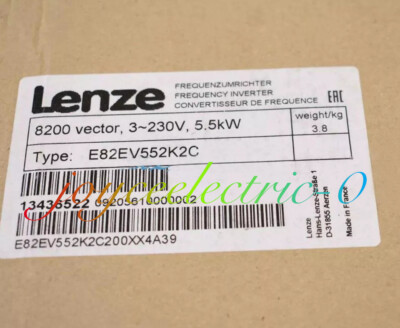 Brand New Lenze Frequency Inverter Drive Unit E82EV552K2C Expedited Shipping