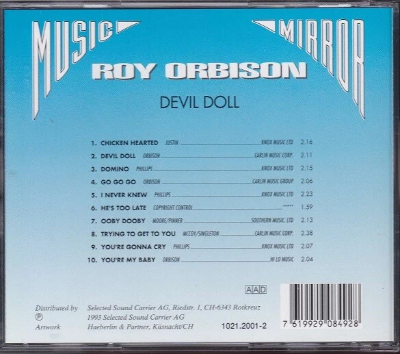 ROY ORBISON / DEVIL DOLL - LIVE * NEW CD 1993 * NEU - Bild 2 von 2