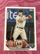 2023 Topps Baseball RC #264 Steele Walker (San Francisco Giants)