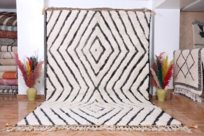 Beni ourain rug - Custom Moroccan rug - Handmade rug - Beni ourain rug - Custom