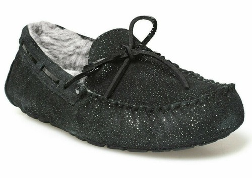 Ugg Women's Dakota Twinkle Suede in Black, Size 5