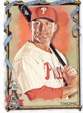 2023 Topps Allen & Ginter Base Short Prints SP #317 Jim Thome - Philadelphia Phi