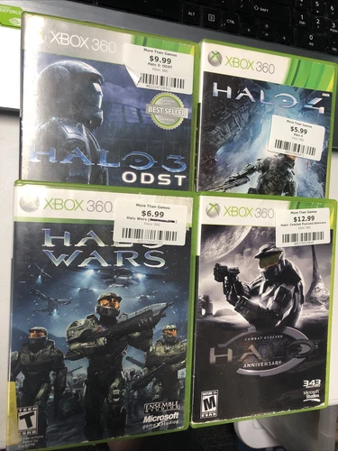 DW Xbox 360 Halo Bundle Lot 4 ODST 4 Reach Anniversary Set Clean Discs Fast Ship