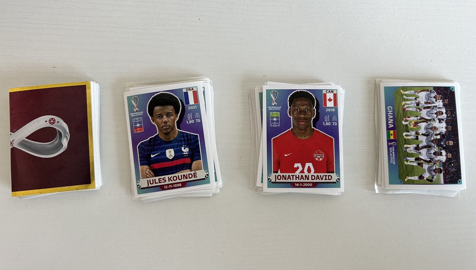Panini World Cup QATAR 2022 - USA Edition - 4 stickers x $1.50