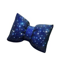 Bling Car Pillow Sparkle Luxury Rhinestone Crystal Bows Headrest Neck Pillow UK