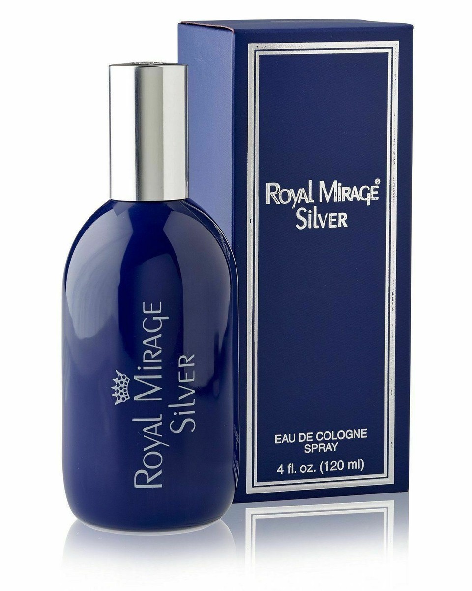Royal Mirage Silver Perfume Eau de Cologne 120 ml Unisex Free