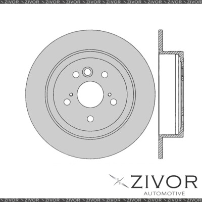 New PROTEX Rotor - Rear For TOYOTA RAV4 SXA11R 4D SUV 4WD 1995 - 2000 # ...
