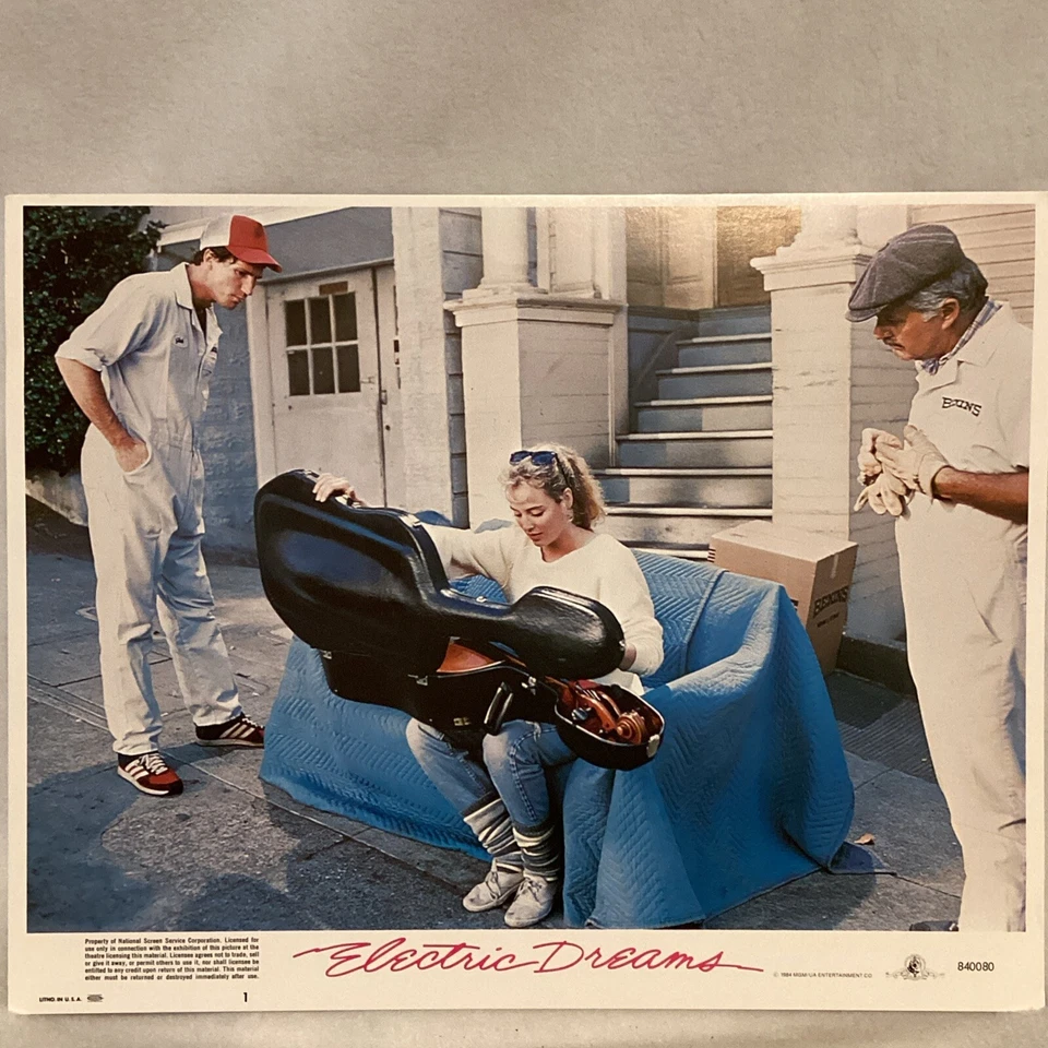(Lot Of 8)1984 Electric Dreamers 14x11” Advertising Lobby Card Set 840080 - Image 2 of 4
