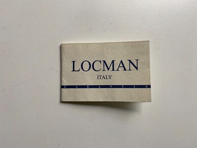 International Garantie Locman Garantie International - Not Sealed Ohne Seal