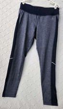 Womens Stretch Pants Danskin Now L 12/14 Blue And White Nice Pattern Good Cond