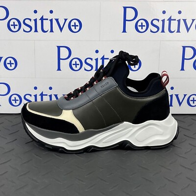 Bally Mens Berlin T. 0/30 Black Synthetic Sneakers Shoes US 6 New
