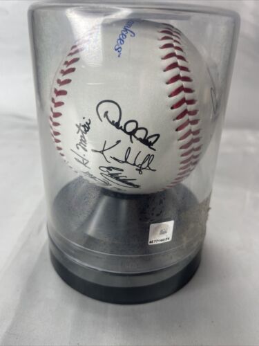 Autographed Facsimile Baseball New York Yankees ball MLB Encased - Picture 4 of 15