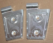 Royal Hooks Billet Aluminum Door Hinges-Raw, for Wrangler JKU; RHO-12012-RW