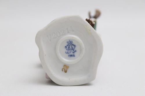 Volkstedt más antiguo, porcelana, figura, capilla de monos, cantante - Imagen 5 de 5