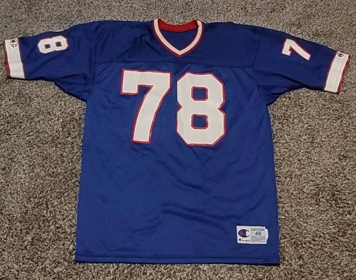 Vintage BRUCE SMITH Jersey Adult SZ 48 Authentic CHAMPION Buffalo Bills #78  NFL