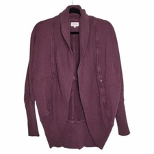 ARITZIA Wilfred Diderot Cocoon open front cardigan Purple size medium