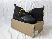 Image of Clarks Originals Vibram Desert Boot 2.0 Black Leather Lace Up Chukka UK 11 G