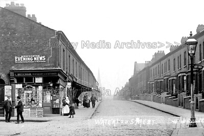 Hzz-5 C. Meecham Kiosk, Hardy Street/Waterloo Street, Oldham 1907. Foto
