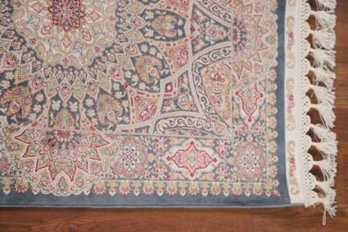 Silk Traditional Pattern Floral Small Rug 2x3 ft Turkish Carpet - Picture 13 of 18