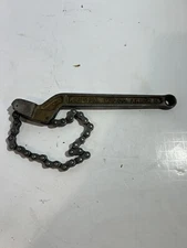 Vintage Ken-Tool Mfg. Co Akron, OH G36 Chain Pipe Wrench 9” Body