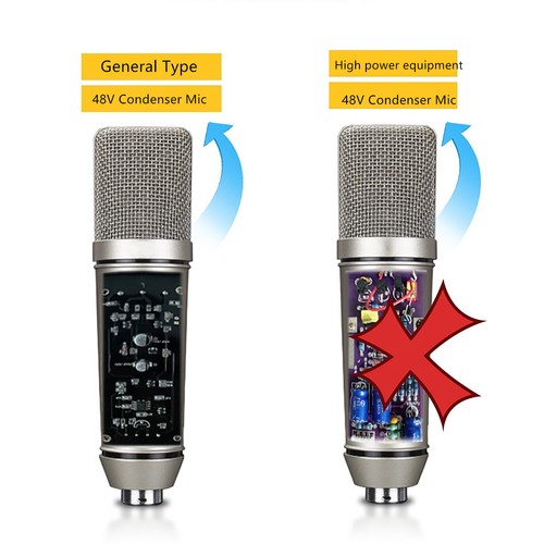Rechargeable Plug-on Microphone Wireless System XLR Transmitter+Receiver+Adapter - Picture 9 of 14