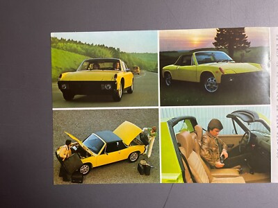 1974 Porsche 914 & 914 2.0 Roadster Folder, Brochure/Prospekt