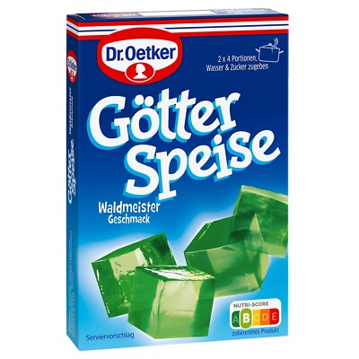 Dr. Oetker Gotter Speise JELLO : Woodruff -Made in Germany-  FREE SHIPPING
