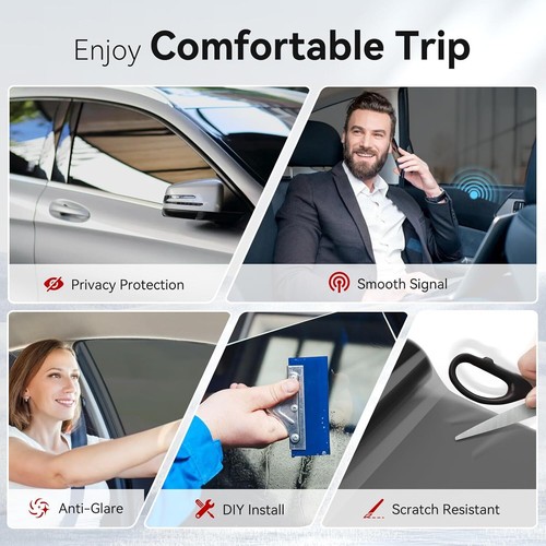 15% VLT Uncut Roll Window Tint Film20" x 10'ft Feet Car Home Office Glass 3M - Picture 5 of 13