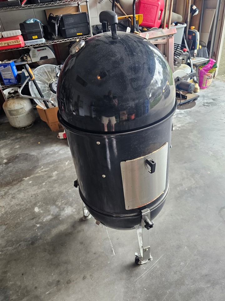 Weber Smokey Mountain Smoker 18" w/Premium Upgrades & Perfectly ...