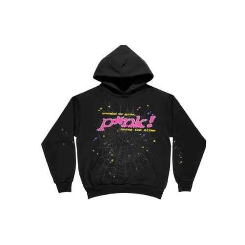 lil peep pink and black hoodie