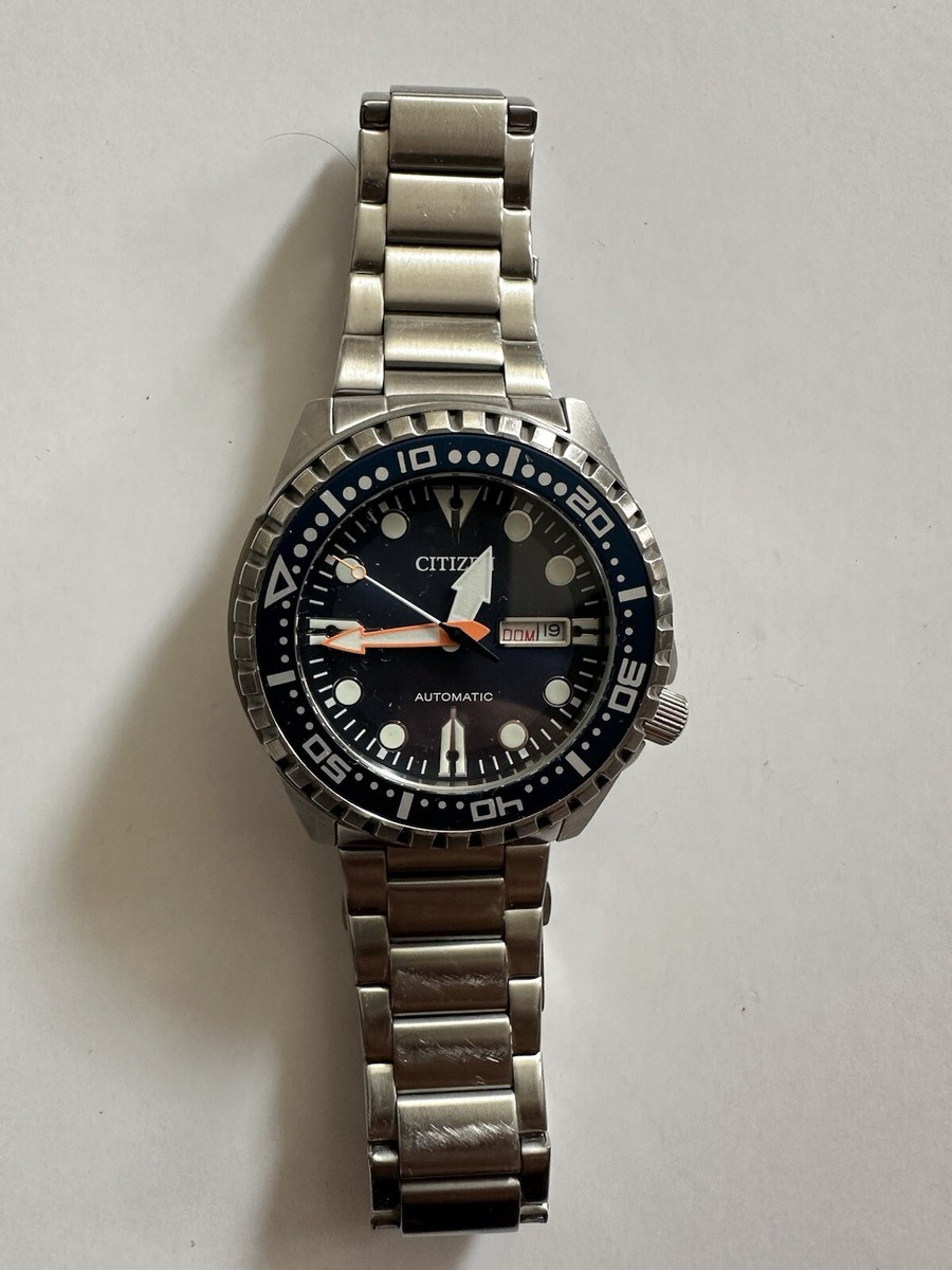 Citizen Automatic Men's Watch NH8381-63L Full Set Divers Watch
