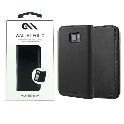 Case Mate Wallet Folio Impact Protection Durable Leather Case For Asus ZenFone V
