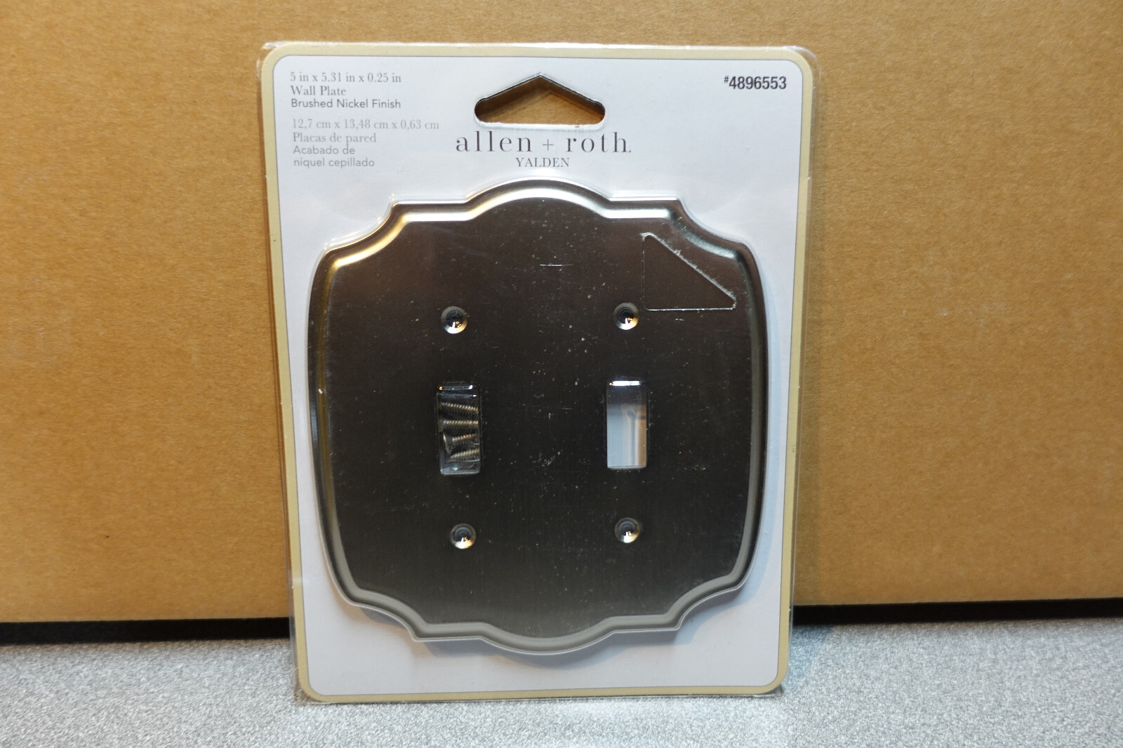 Zinc Indoor Toggle Wall Plate 4896553