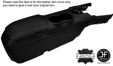 Schwarz Naht Mittelkonsole Armlehne Leder Bez�ge F�r Ford MUSTANG 15-17 Stil 2