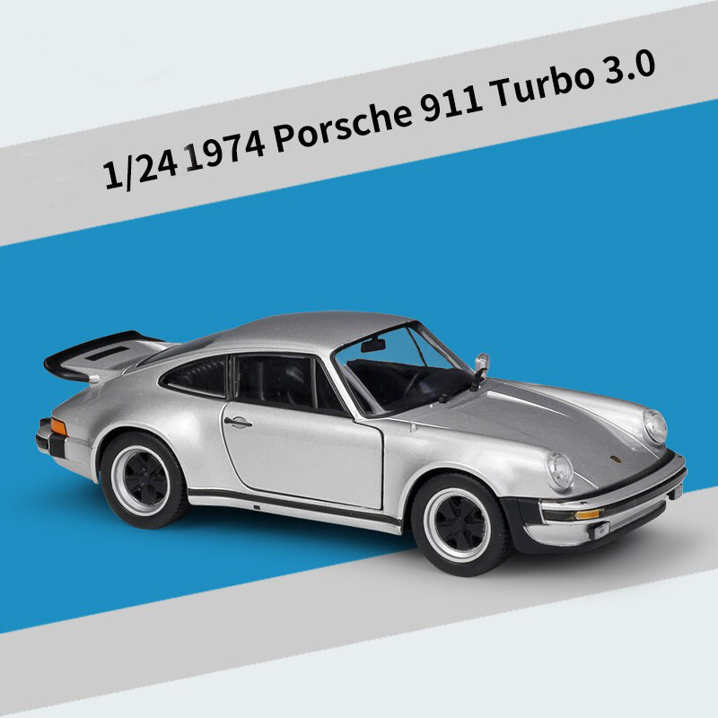 124 Porsche 911 Turbo 3.0 1974 Diecast Model Car Collection for Men