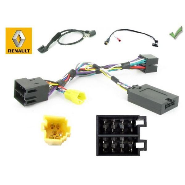 Commande au volant Renault Scenic 2000-2005 pour autoradio Tuner List sans écran