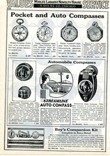1938 Print Ad Of Hull Streamline Auto Compass Midget Taylor Telaway Leedawl