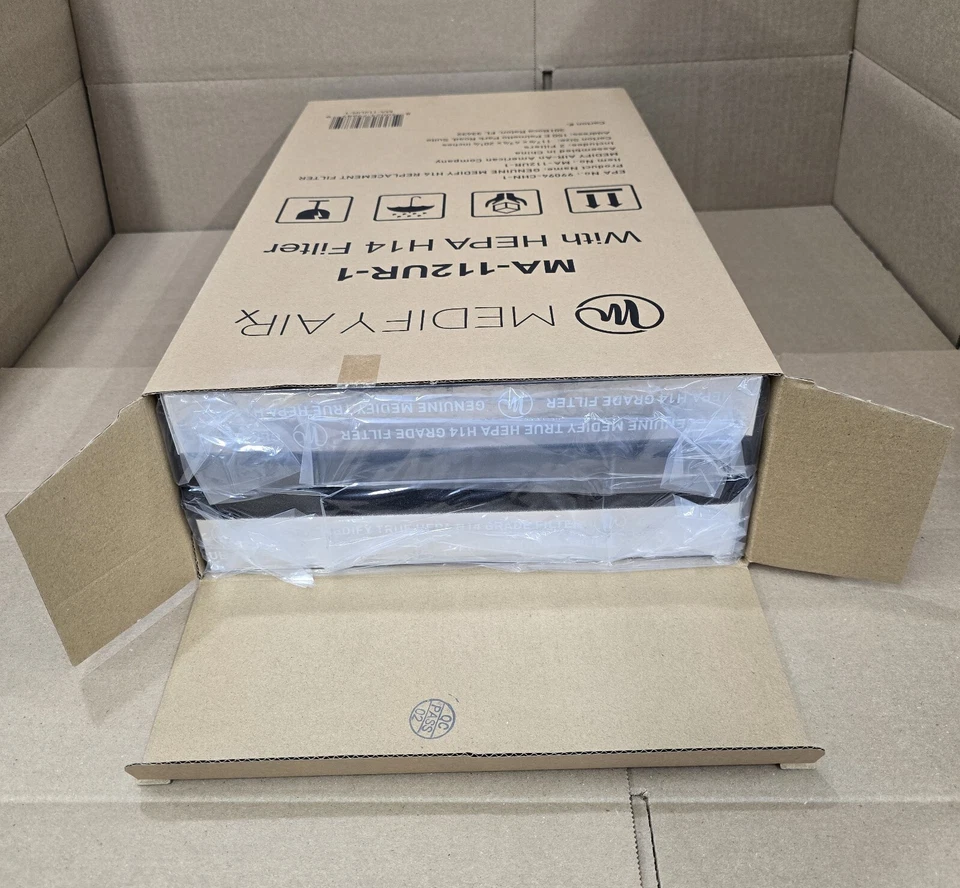 GENUINO Medify Air MA-112UR-1 con filtro de repuesto HEPA H14 paquete de 2 Foto 2 de 4