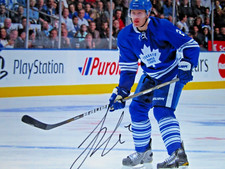 LUKE SCHENN TORONTO MAPLE LEAFS SIGNED 8X10 MATTE PHOTO (B)