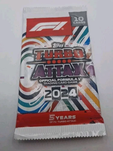 2024 F1 TURBO ATTAX SEALED PACKET FORMULA 1 SPORTS TRADING COLLECTIBLE 