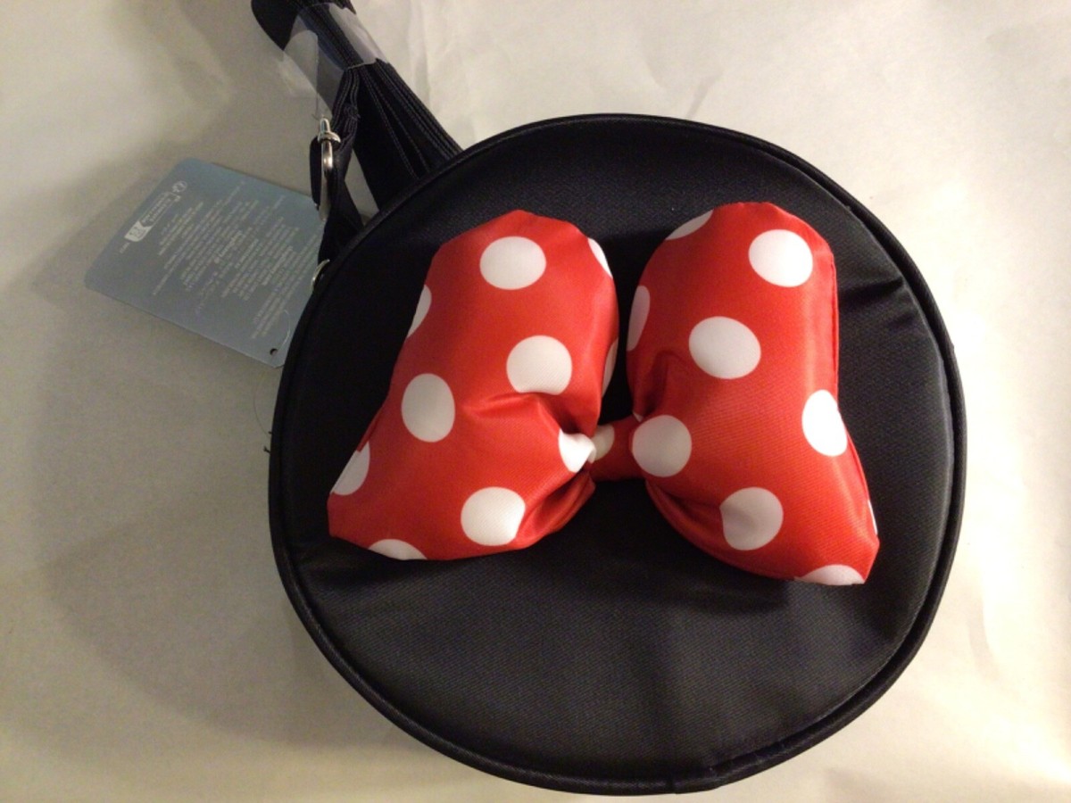 NEW! Disney Minnie Mouse Crossbody Bag Purse Polka Dots Bow NWT