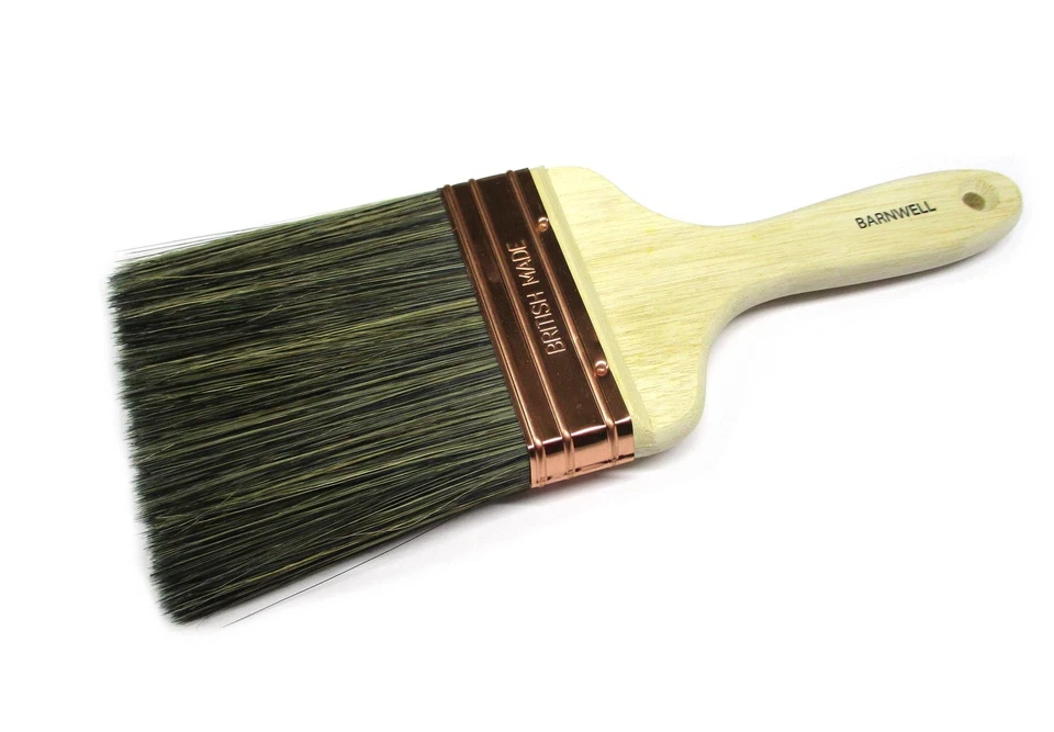 Barnwell 4" Copper Bound Bristle Blend Wall Plasterers Water Splash Brush