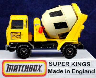 Matchbox Super-Kings K-26 BEDFORD TM Cement Truck in McAlpine& Sons Livery