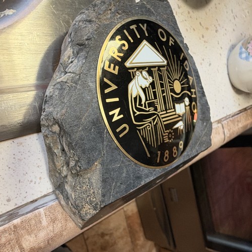 University of Idaho 1889 Logo Stone Plaque/Plate Collectible | eBay