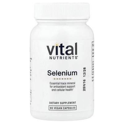 Selenium, 90 Vegan Capsules (200 mcg per Capsule)