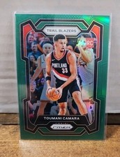 2023-24 Panini Prizm - Toumani Camara #164 Green Prizm (RC)