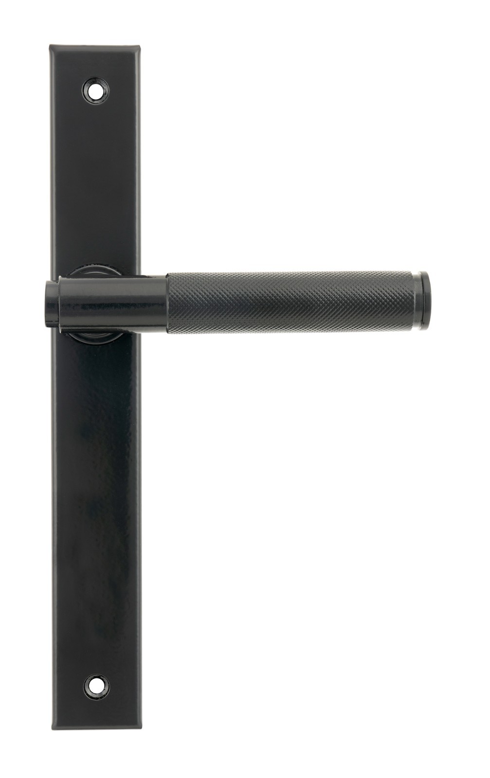 From The Anvil 52539 Black Brompton Slimline Lever Espag. Latch Set