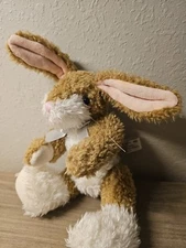 VTG 1998 HugFun Small Floppy Bunny Plush Long Ears 9" Ajust Legs/Arms - Y2K