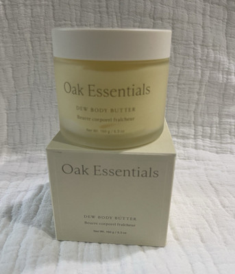 Oak Essentials Dew Hydrating Body Butter Moisturizer 5.3 oz Olive Stem Cells